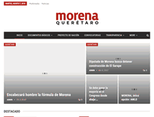 Tablet Screenshot of morenaqueretaro.org